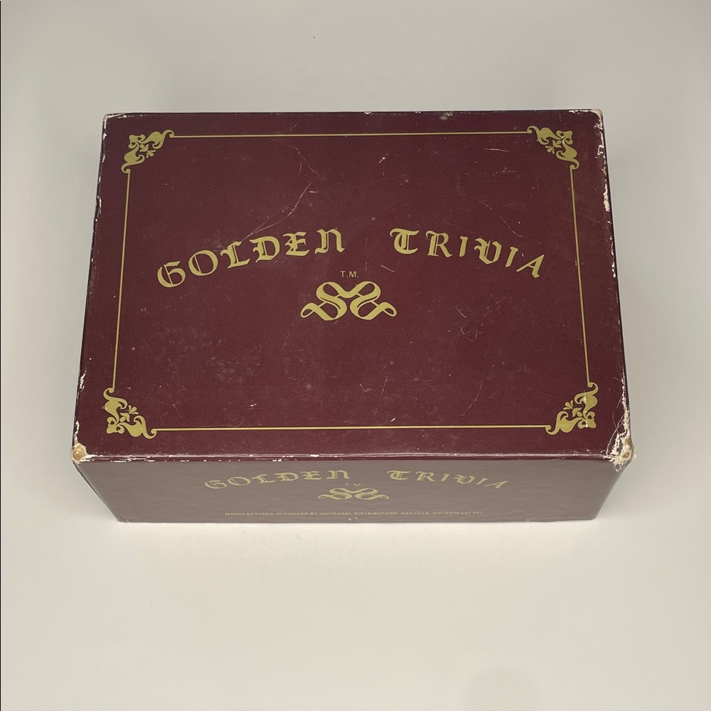 Golden Trivia Game - First Edition